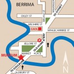 Map showing location of Berrima District Museum